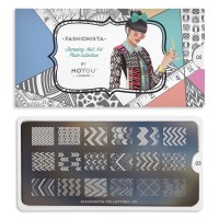 Пластина для стемпинга MoYou London. Fashionista 05